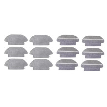 12 PCS Cleaning Rag for  Mijia Mop 2 Pro/STYTJ02YM 2S / 3C / Conga 3490  V2 PRO/V3 SE Robot Vacuum