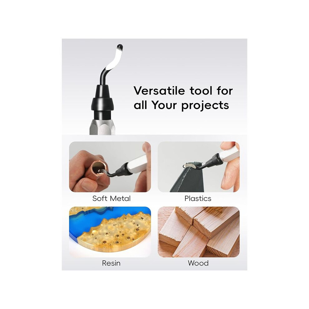 Blade Deburring Tool For 3D Printing,Premium High-Speed Steel Blades For Smooth Finishing - Ideal For Hvac,Metal 6031444456997