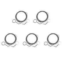 5X Outdoor Hand-Drawn Rope Saw 304 Stainless Steel Wire Saw Camping Life-Saving Woodworking Super Fine Hand Saw Wire 5M