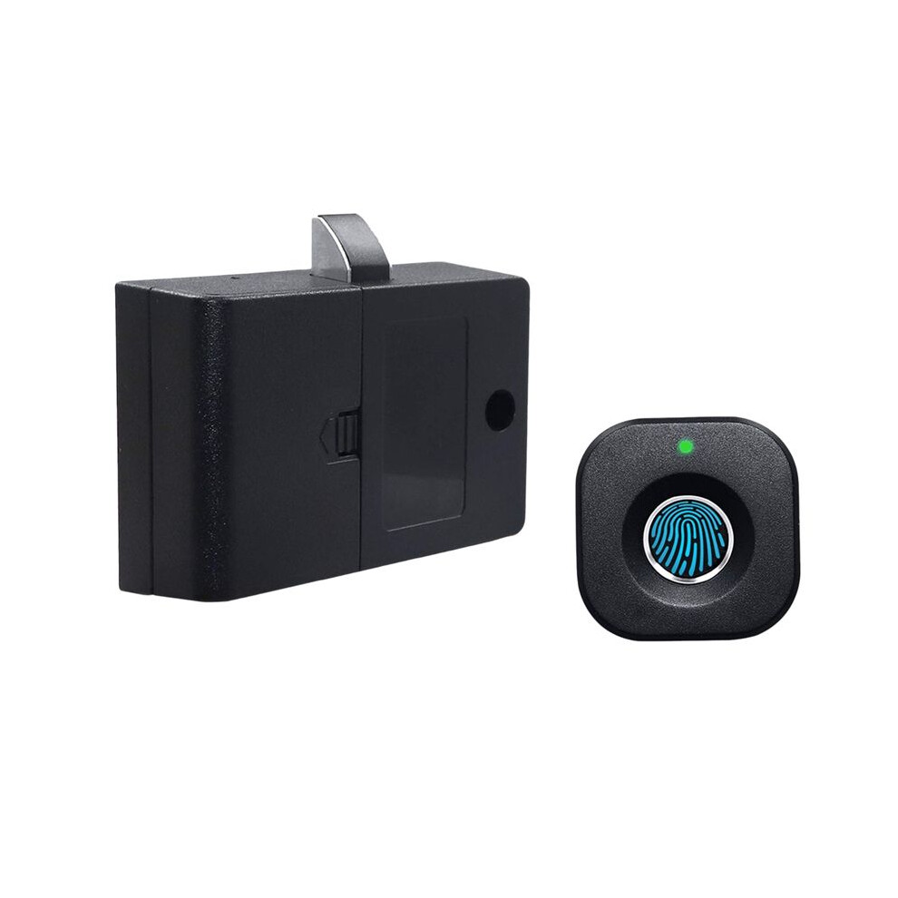 Photos - Door Lock Biometric Cabinet Lock - Keyless Hidden File Drawer Wardrobe Lock for Home Office