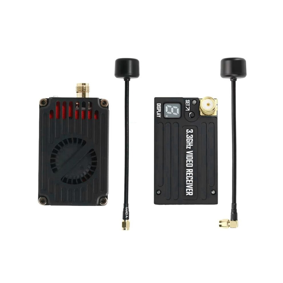 3.3G 4W Vtx Transmitter & Vrx Receiver Video Transmission For Drone Racing And Fpv Goggles Enhanced Range And Clarity 4714239790781