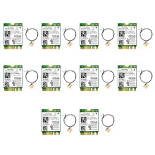 10X 8260 8260NGW WiFi Card+2XAntenna 2.4G/5Ghz 867M  4.2 NGFF M.2 WiFi Wireless Card Module for  AC 8260