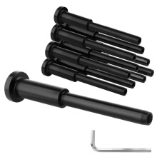 Kit com 10 Unidades de Cabo Invisível de 1/8 de Polegada para Corrimão de Deck, com Terminal de Encaixe para Poste de 2" X 2", Aço Inoxidável T316