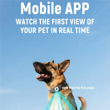 Wireless Dog Fence System, GPS Pet Dog Fence Collar Camera, Live Video & Recording, Two-Way Audio for Pet Animal EU Plug