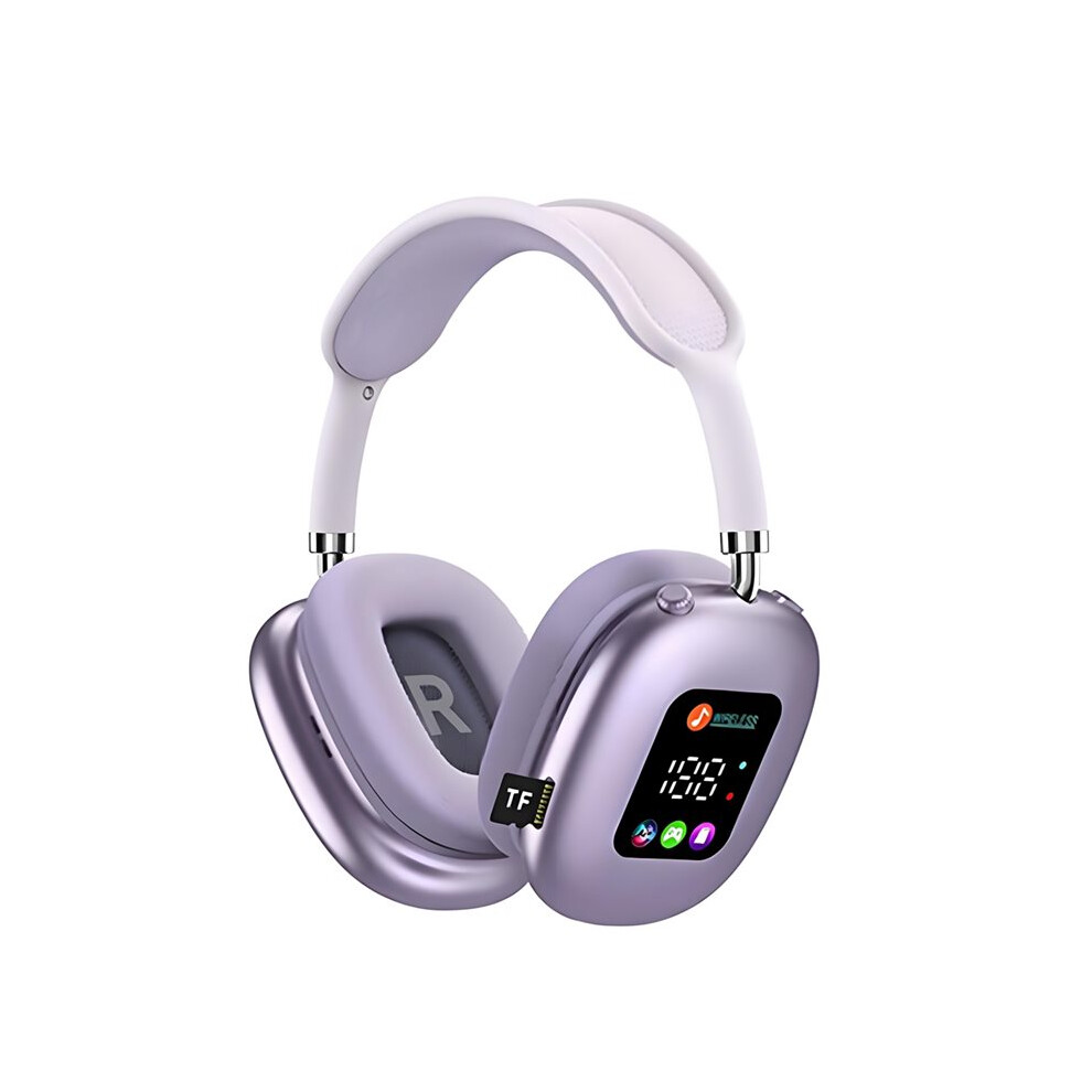 Photos - Other Photo Accessory Wireless Headset with RGB Digital Display Screen Card Reader Headset Earphone Sports Gaming Headphone
