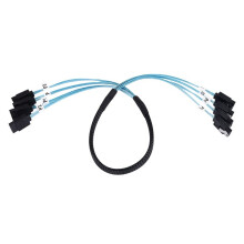 SAS Cable Cable High Speed 6Gbps 4 /Set High Quality for Server 0.5 Meter