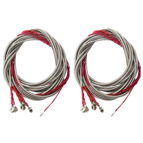 Set of 10 Steel Strings for 5 String Bass Guitar Great Replacement Durable