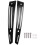 Black Split Windshield Side Trim for Touring Road Glide FLTR 2015-2020 1