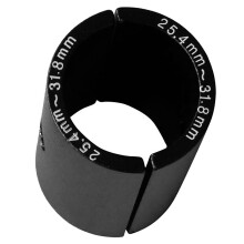 MTB Bike Handlebar Bar Shim Spacer Stem Reducer Size Reducing Bushing Sleeve 25.4mm to 31.8mm Bar Bore Adapter Black