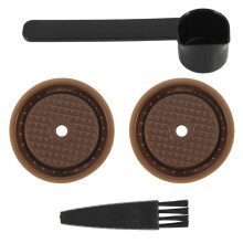 2PCS Reusable Cap for  Vertuo and VertuoLine Capsules Refillable and Compatible Silicone
