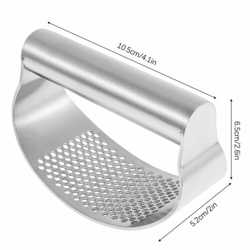 Garlic Press Squeezer Crusher Stainless Steel Manual Fast Masher Kitchen Tools 1