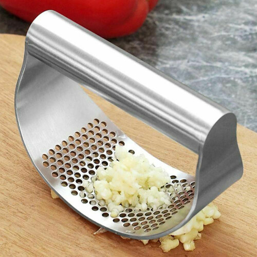 Garlic Press Squeezer Crusher Stainless Steel Manual Fast Masher Kitchen Tools 2