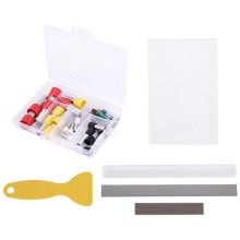 45 Pcs Polymer Clay Tool Kit Acrylic Polymer Clay Roller Clay Blade Cutter Acrylic Sheet Round Circle Punch Tools