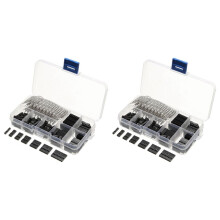 620Pcs 2,54 mm MäNnlich Weiblich Dupont Wire Jumper und Header Connector Housing Kit