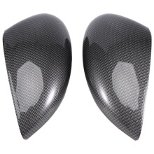 Carbon Fiber Side Wing Mirror Cover Trim Rear View Mirror Covers for Fiesta Mk7 2008 2009 2010 2011 2012 2013-2017