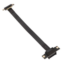PCIE X1 Riser Cable Dual 90 Degree Right Angle PCIe 3.0 X1 to X1 Extension Cable 8Gbps PCI Express 1X Riser Card 20cm
