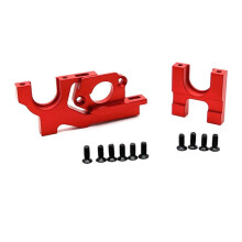 Juego de Montaje de Motor Ajustable de Metal y Montaje de Engranaje Central para 104072 104001 104002 1/10 Piezas de ActualizacióN de Coche RC,