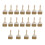 Pacote com 18 Pincéis de 4 Polegadas (89 mm) e Pincéis de Pintura para Manchas de Tinta, Vernizes, Colas e Gesso 1