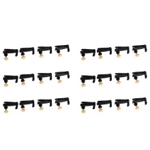 24Pcs Violin Feinstimmer Einstellvorrichtung mit Verkupfernd Schrauben fuer 3/4 4/4 Groesse Violine Zubehoer