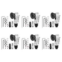 6X Manual Pneumatic Chamfering Machine, Linear Chamfering Tools, 45 Degree Metal Trimming Arc Corner Deburring Kit