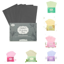 (Pink) 100PCS Oil Control Paper Film Oil-Absorbing Blotting Facial Face Clean Sheets