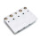 Vintage 4 String Bass Bridge 82.3x63.5MM String Bottom Through String Spacing 19MM Bass Fixed Bridge Silver 3