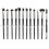 (complexion) 12PCS Professional Makeup Brushes Set Eye Shadow Blending Applicator Comestic Tool 9