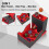 Portable Foldable Dice Roller Tower with Bag Dice Tray Special Design Convenient Dices Box for RPG Table Top Gaming 2