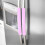 (Leopard print) 2PCS Refrigerator Door Handle Cover Kitchen Decor Antiskid Anti-static Protector 3