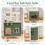 ROBUD Wooden 3 Pieces Kids Kitchen Playset 3