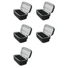 5X Custodia Protettiva per Fiale di Insulina con 10 Slot, Borsa Organizer per Fiale di Insulina per Diabetici, Fiale Standard da 1 Ml, 3 Ml, 5 Ml e 10