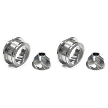 2X Replacement Stainless Steel Conical Grinder Burr Set, 48mm Spares Accessories for Saeco Magic / Royal/ Strato
