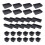 Tool Box Organizer and Storage Tray, Tool Box Drawer Organizer Bins, Toolbox Organizer Tray Divider Set, Black 32 Pack 2
