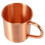 Pure Copper Moscow Mule Mug Solid SläT Utan Innerfoder för Cocktail Kaffe ÖL MjöLk Vattenkopp Hemmabar Dryckesartiklar Cool 2
