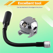 Drum Microphone Stand Pressing Ring Microphone Holder with Gooseneck Drum Accessories