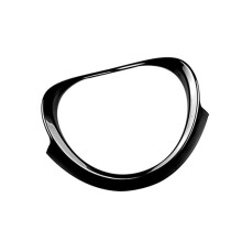 For  Vezel HR-V HRV 2021 2022 Interior Car Steering Wheel Ring Panel Cover Trim Decoration Frame Bright Black