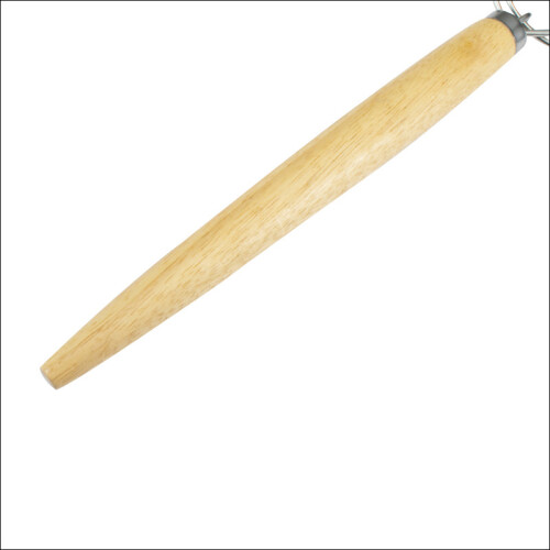 12" Danish Dough Stainless Steel Wire Whisk Mixer Artisan Bread Making Kitchenware Tool 2