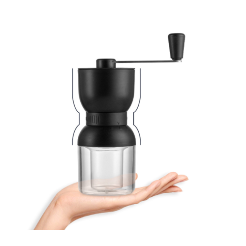 Portable Manual Coffee Grinder Mill Adjustable Coarseness Double-Layer Container 1