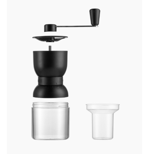 Portable Manual Coffee Grinder Mill Adjustable Coarseness Double-Layer Container 2
