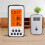 Digital Wireless Dual Probe Barbecue Thermometer Kitchen Meat Temperature Meter 2