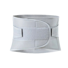 Sweat Wicking Waist Trainer Lower Back Support Brace For-grey L