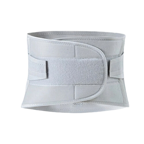 Sweat Wicking Waist Trainer Lower Back Support Brace For-grey L