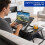 Folding Lap Desk with Cupholder - Versatile Portable Workstation for Home and Office Use 3