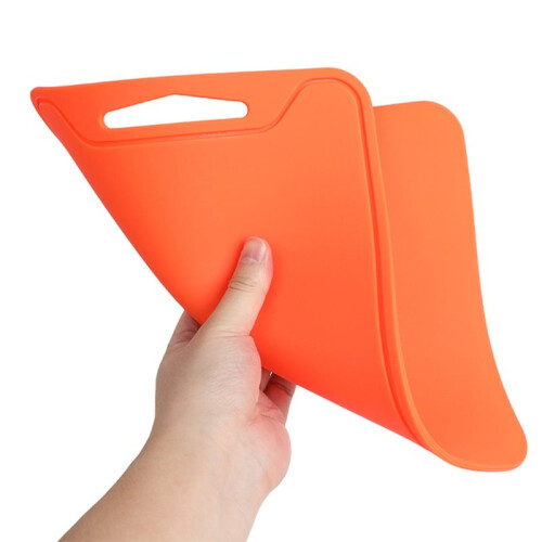 1PC Silicone Cutting Board for Kitchen: Foldable, , Anti-Skid Design Yellow 2