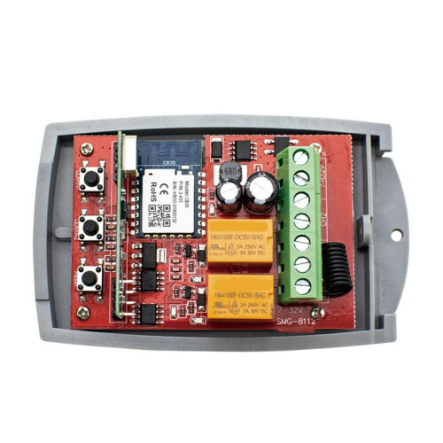 Wifi  Gate Remote Control  Universal 433MHz Garage Door Receiver 2CH Relay Module Work 7-32V
