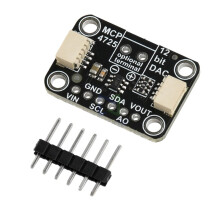 MCP4725 para Placa de Breakout DAC 12 Bits I2C para Módulo Conversor Digital para Analógico DAC para STEMMA QT Qwiic 2,7-5,5 V