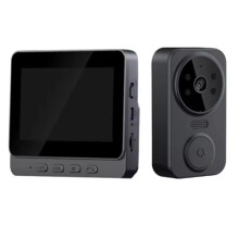 Digital 2.4G WiFi IR Night Vision Wireless Doorbell 4.3 Inch IPS Screen  Video Doorbell Camera Two-Way Intercom