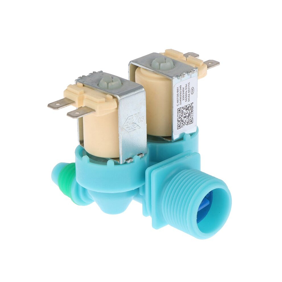 1Pcs C-225/19-A01 Water Inlet Valve Dc62-00311C Washing Machine Double Water Inlet Valve 220/240V 6033590080231