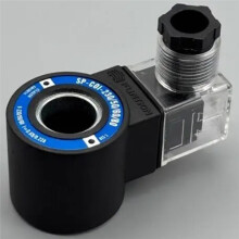 Bobina da Válvula Solenoide SP-COU-12DC 80, Diâmetro Interno de 18 mm