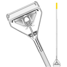 Mango de Trapeador Resistente, Repuesto de Trapeador Industrial de Metal para Limpieza de Pisos en el Hogar, Garaje, Oficina, Taller y Almacén.